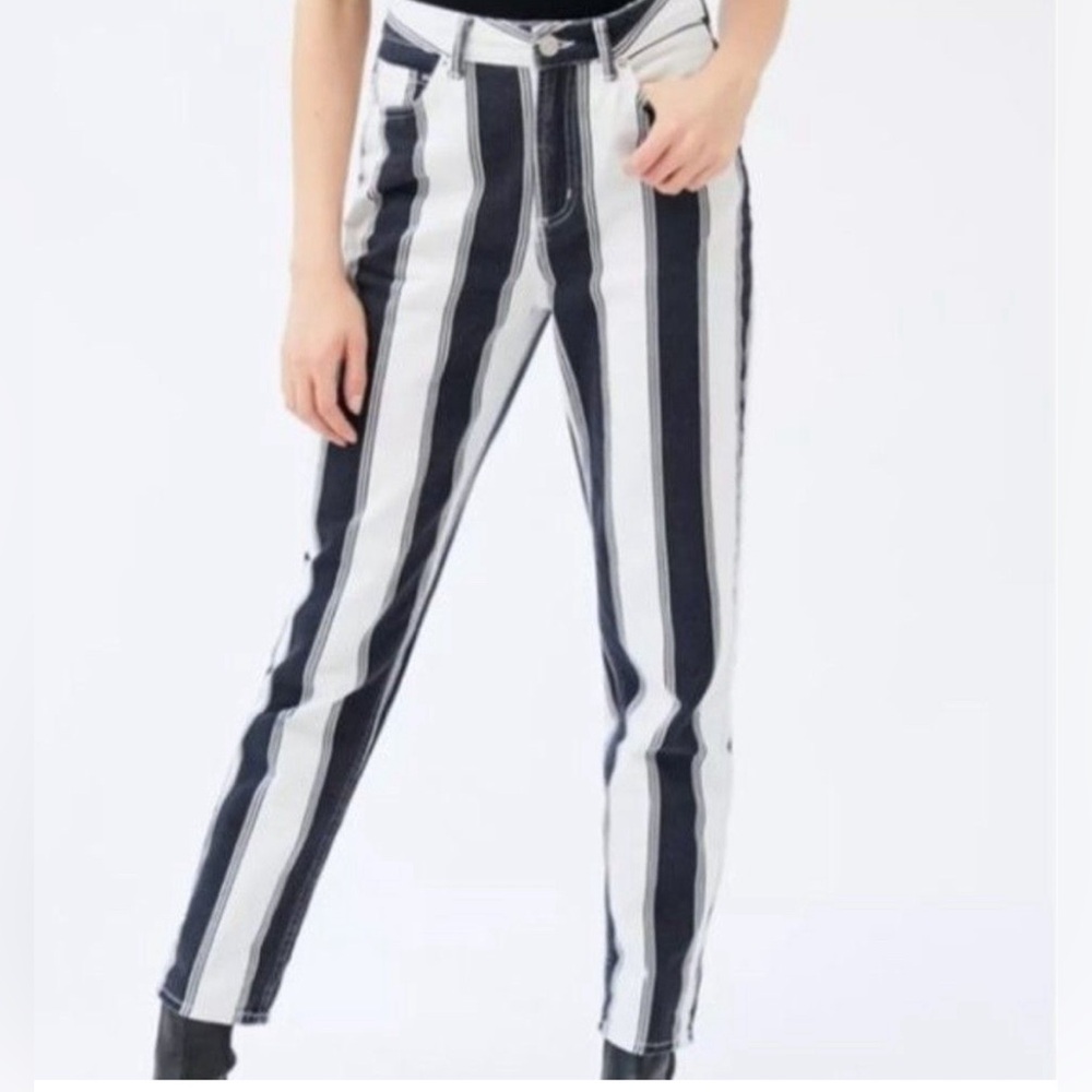 Urban Outfitters BDG Striped mom jean